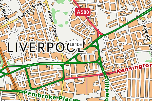 L6 1DE map - OS VectorMap District (Ordnance Survey) L6 1DE map - OS VectorMap District (Ordnance Survey)