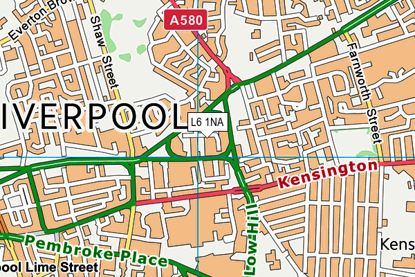 L6 1NA map - OS VectorMap District (Ordnance Survey) L6 1NA map - OS VectorMap District (Ordnance Survey)