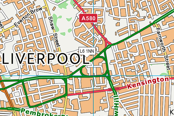 L6 1NN map - OS VectorMap District (Ordnance Survey) L6 1NN map - OS VectorMap District (Ordnance Survey)