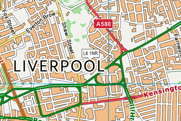 L6 1NR map - OS VectorMap District (Ordnance Survey) L6 1NR map - OS VectorMap District (Ordnance Survey)