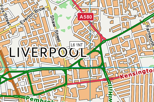 L6 1NT map - OS VectorMap District (Ordnance Survey) L6 1NT map - OS VectorMap District (Ordnance Survey)
