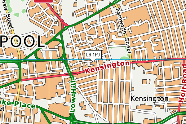 L6 1PJ map - OS VectorMap District (Ordnance Survey) L6 1PJ map - OS VectorMap District (Ordnance Survey)