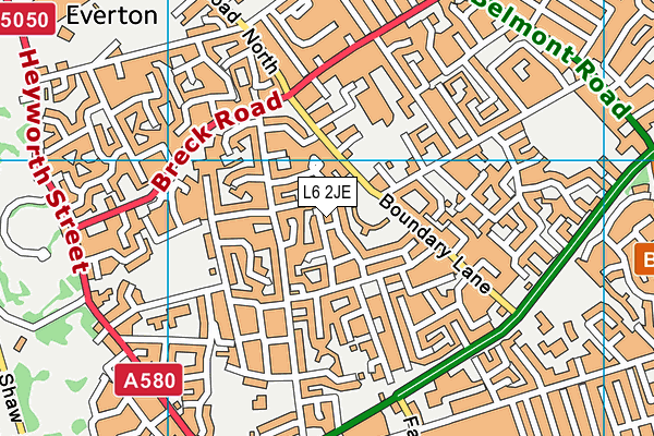 L6 2JE map - OS VectorMap District (Ordnance Survey) L6 2JE map - OS VectorMap District (Ordnance Survey)