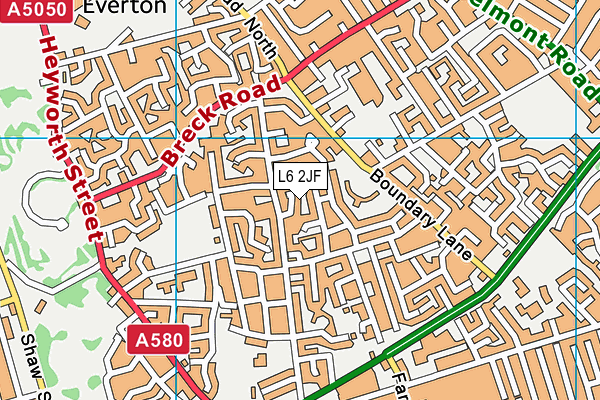 L6 2JF map - OS VectorMap District (Ordnance Survey) L6 2JF map - OS VectorMap District (Ordnance Survey)