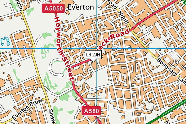 L6 2JH map - OS VectorMap District (Ordnance Survey) L6 2JH map - OS VectorMap District (Ordnance Survey)