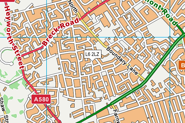 L6 2LZ map - OS VectorMap District (Ordnance Survey) L6 2LZ map - OS VectorMap District (Ordnance Survey)
