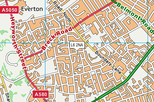 L6 2NA map - OS VectorMap District (Ordnance Survey) L6 2NA map - OS VectorMap District (Ordnance Survey)