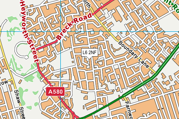 L6 2NF map - OS VectorMap District (Ordnance Survey) L6 2NF map - OS VectorMap District (Ordnance Survey)