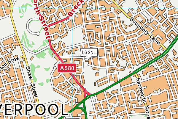 L6 2NL map - OS VectorMap District (Ordnance Survey) L6 2NL map - OS VectorMap District (Ordnance Survey)