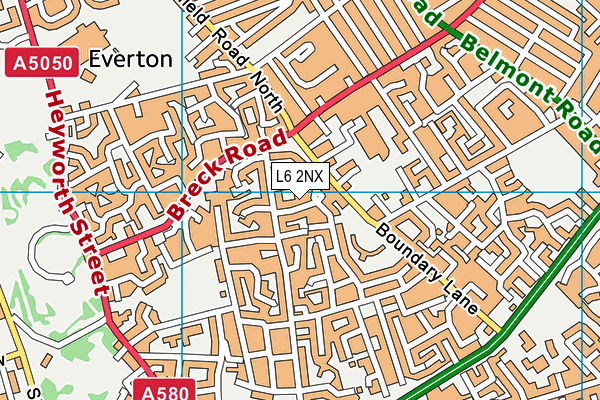 L6 2NX map - OS VectorMap District (Ordnance Survey) L6 2NX map - OS VectorMap District (Ordnance Survey)