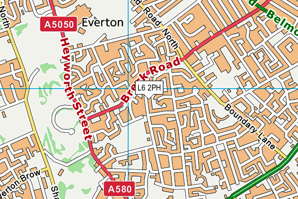 L6 2PH map - OS VectorMap District (Ordnance Survey) L6 2PH map - OS VectorMap District (Ordnance Survey)