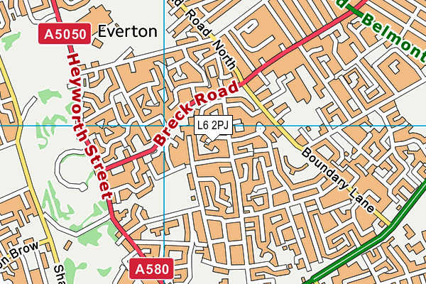L6 2PJ map - OS VectorMap District (Ordnance Survey) L6 2PJ map - OS VectorMap District (Ordnance Survey)