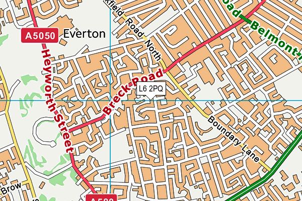 L6 2PQ map - OS VectorMap District (Ordnance Survey) L6 2PQ map - OS VectorMap District (Ordnance Survey)