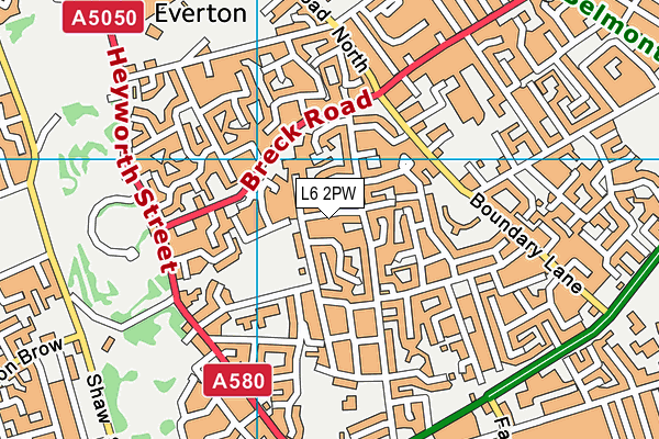 L6 2PW map - OS VectorMap District (Ordnance Survey) L6 2PW map - OS VectorMap District (Ordnance Survey)