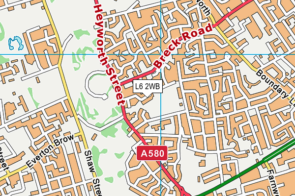 L6 2WB map - OS VectorMap District (Ordnance Survey) L6 2WB map - OS VectorMap District (Ordnance Survey)