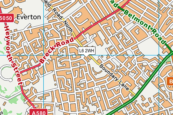 L6 2WH map - OS VectorMap District (Ordnance Survey) L6 2WH map - OS VectorMap District (Ordnance Survey)