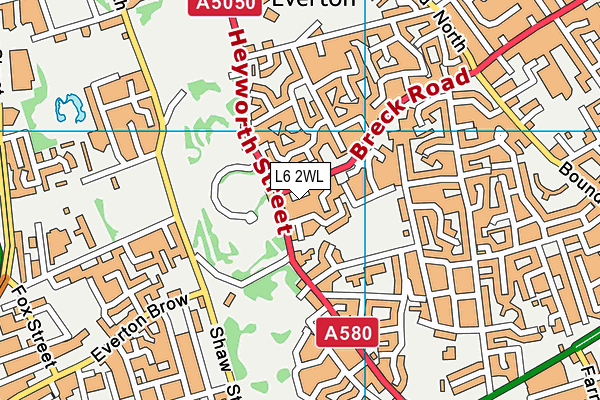 L6 2WL map - OS VectorMap District (Ordnance Survey) L6 2WL map - OS VectorMap District (Ordnance Survey)
