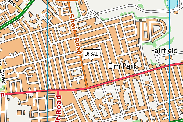 L6 3AL map - OS VectorMap District (Ordnance Survey) L6 3AL map - OS VectorMap District (Ordnance Survey)