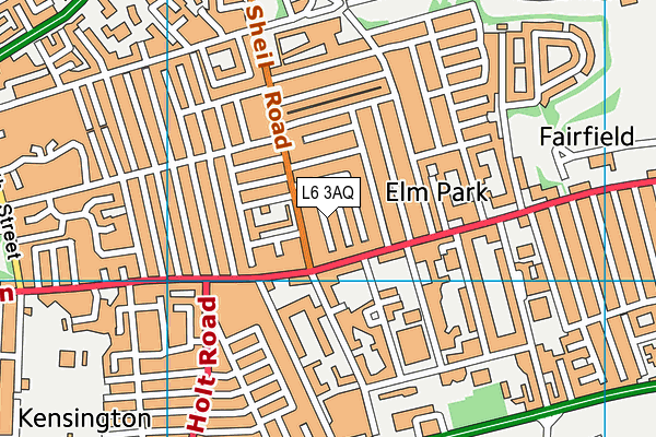 L6 3AQ map - OS VectorMap District (Ordnance Survey) L6 3AQ map - OS VectorMap District (Ordnance Survey)