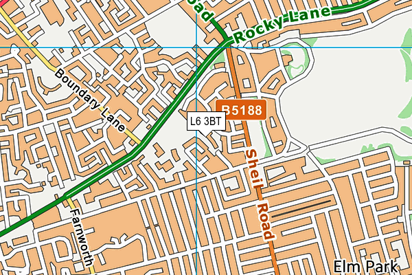 L6 3BT map - OS VectorMap District (Ordnance Survey) L6 3BT map - OS VectorMap District (Ordnance Survey)