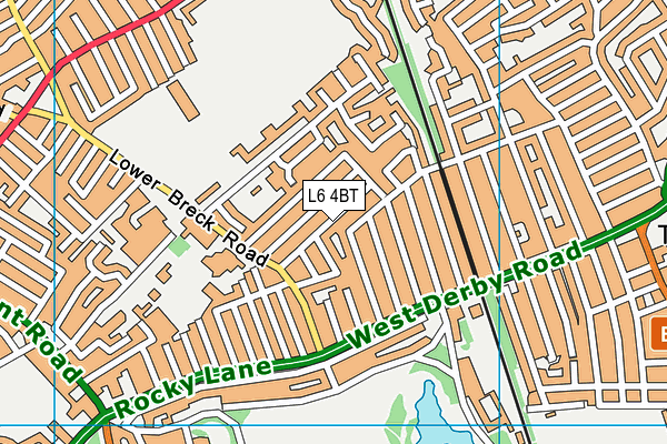 L6 4BT map - OS VectorMap District (Ordnance Survey) L6 4BT map - OS VectorMap District (Ordnance Survey)