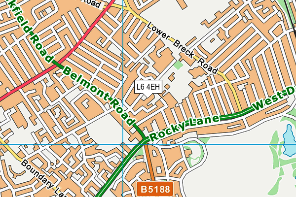 L6 4EH map - OS VectorMap District (Ordnance Survey) L6 4EH map - OS VectorMap District (Ordnance Survey)