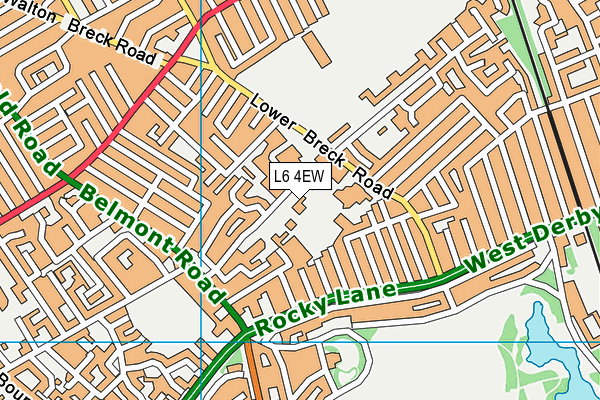 L6 4EW map - OS VectorMap District (Ordnance Survey) L6 4EW map - OS VectorMap District (Ordnance Survey)