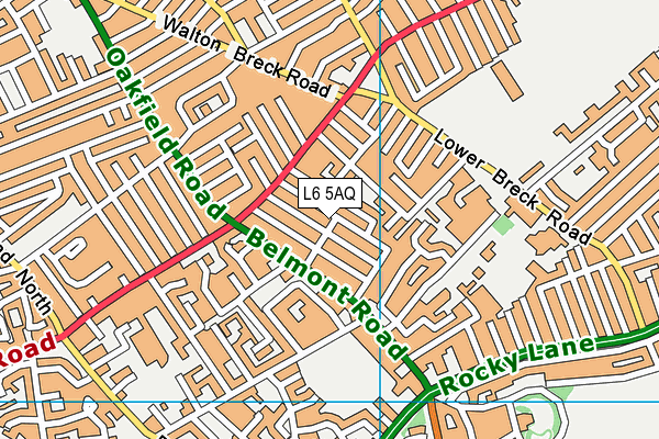 L6 5AQ map - OS VectorMap District (Ordnance Survey)