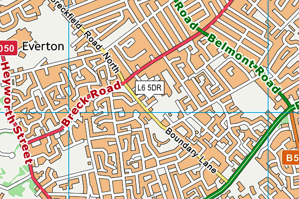 L6 5DR map - OS VectorMap District (Ordnance Survey) L6 5DR map - OS VectorMap District (Ordnance Survey)