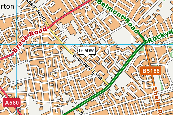 L6 5DW map - OS VectorMap District (Ordnance Survey) L6 5DW map - OS VectorMap District (Ordnance Survey)