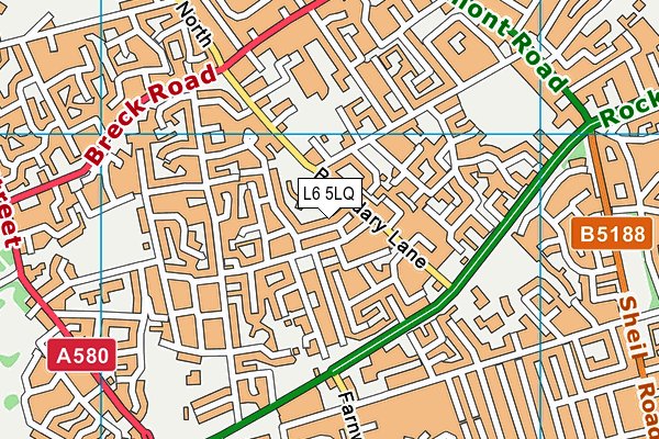 L6 5LQ map - OS VectorMap District (Ordnance Survey) L6 5LQ map - OS VectorMap District (Ordnance Survey)