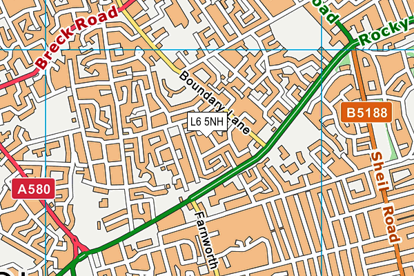 L6 5NH map - OS VectorMap District (Ordnance Survey) L6 5NH map - OS VectorMap District (Ordnance Survey)