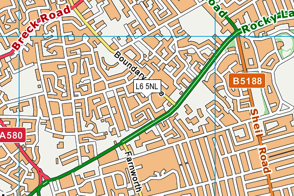 L6 5NL map - OS VectorMap District (Ordnance Survey) L6 5NL map - OS VectorMap District (Ordnance Survey)