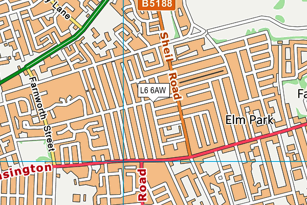 L6 6AW map - OS VectorMap District (Ordnance Survey) L6 6AW map - OS VectorMap District (Ordnance Survey)