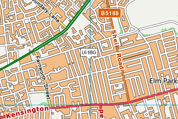 L6 6BG map - OS VectorMap District (Ordnance Survey) L6 6BG map - OS VectorMap District (Ordnance Survey)