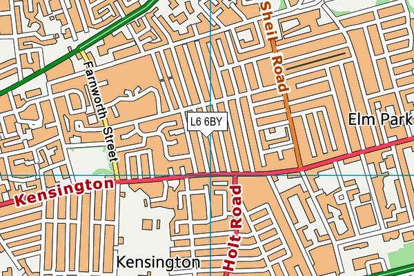 L6 6BY map - OS VectorMap District (Ordnance Survey) L6 6BY map - OS VectorMap District (Ordnance Survey)