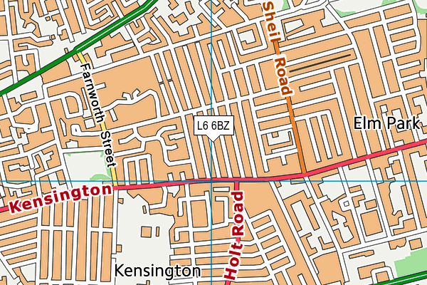 L6 6BZ map - OS VectorMap District (Ordnance Survey) L6 6BZ map - OS VectorMap District (Ordnance Survey)
