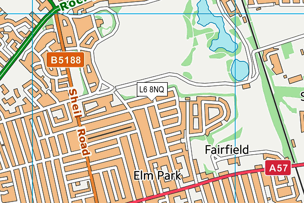 L6 8NQ map - OS VectorMap District (Ordnance Survey) L6 8NQ map - OS VectorMap District (Ordnance Survey)