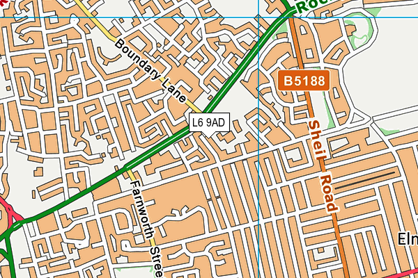 L6 9AD map - OS VectorMap District (Ordnance Survey) L6 9AD map - OS VectorMap District (Ordnance Survey)