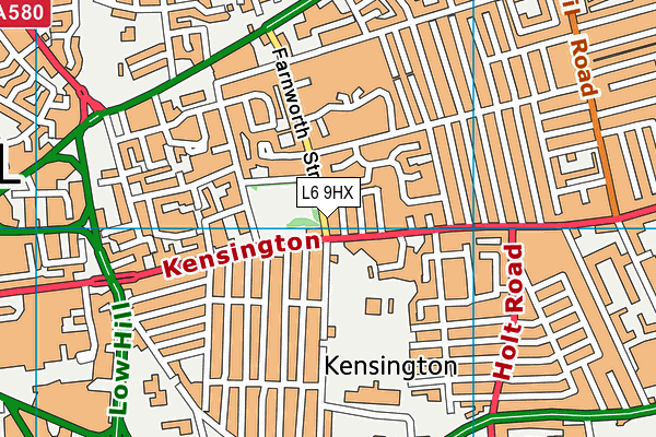 L6 9HX map - OS VectorMap District (Ordnance Survey) L6 9HX map - OS VectorMap District (Ordnance Survey)