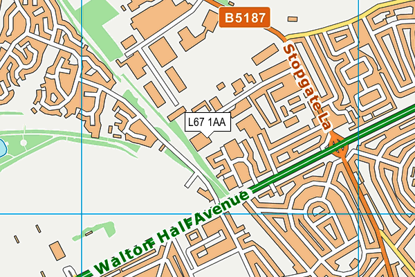 L67 1AA map - OS VectorMap District (Ordnance Survey) L67 1AA map - OS VectorMap District (Ordnance Survey)