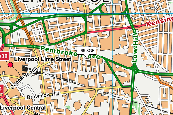 L69 3GF map - OS VectorMap District (Ordnance Survey) L69 3GF map - OS VectorMap District (Ordnance Survey)