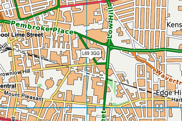 L69 3GG map - OS VectorMap District (Ordnance Survey) L69 3GG map - OS VectorMap District (Ordnance Survey)