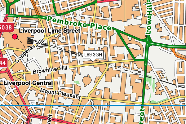 L69 3GH map - OS VectorMap District (Ordnance Survey) L69 3GH map - OS VectorMap District (Ordnance Survey)
