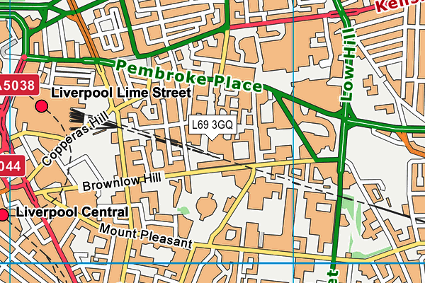 L69 3GQ map - OS VectorMap District (Ordnance Survey) L69 3GQ map - OS VectorMap District (Ordnance Survey)