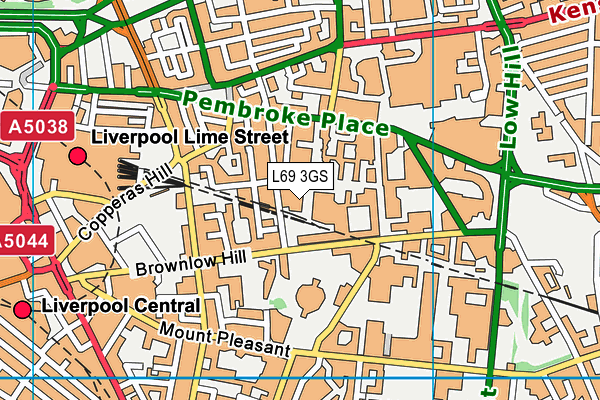 L69 3GS map - OS VectorMap District (Ordnance Survey) L69 3GS map - OS VectorMap District (Ordnance Survey)