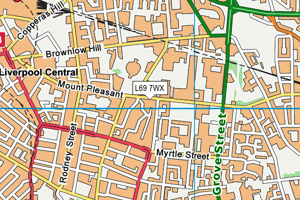 L69 7WX map - OS VectorMap District (Ordnance Survey) L69 7WX map - OS VectorMap District (Ordnance Survey)