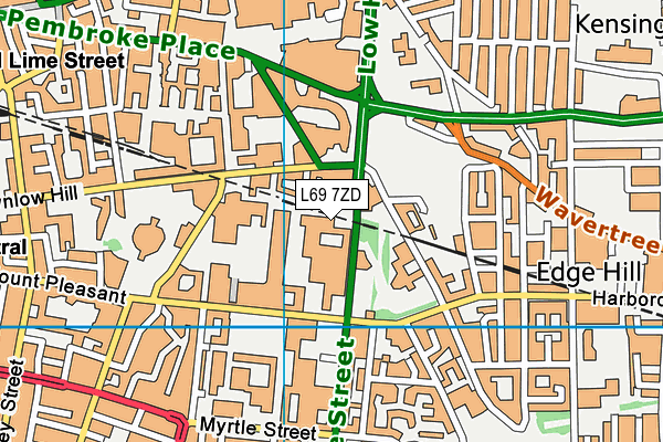 L69 7ZD map - OS VectorMap District (Ordnance Survey)