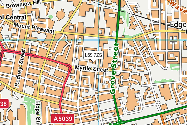 L69 7ZS map - OS VectorMap District (Ordnance Survey) L69 7ZS map - OS VectorMap District (Ordnance Survey)