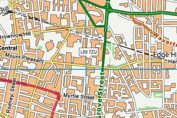 L69 7ZU map - OS VectorMap District (Ordnance Survey) L69 7ZU map - OS VectorMap District (Ordnance Survey)